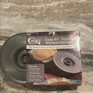 Gray Tortilla Warmer